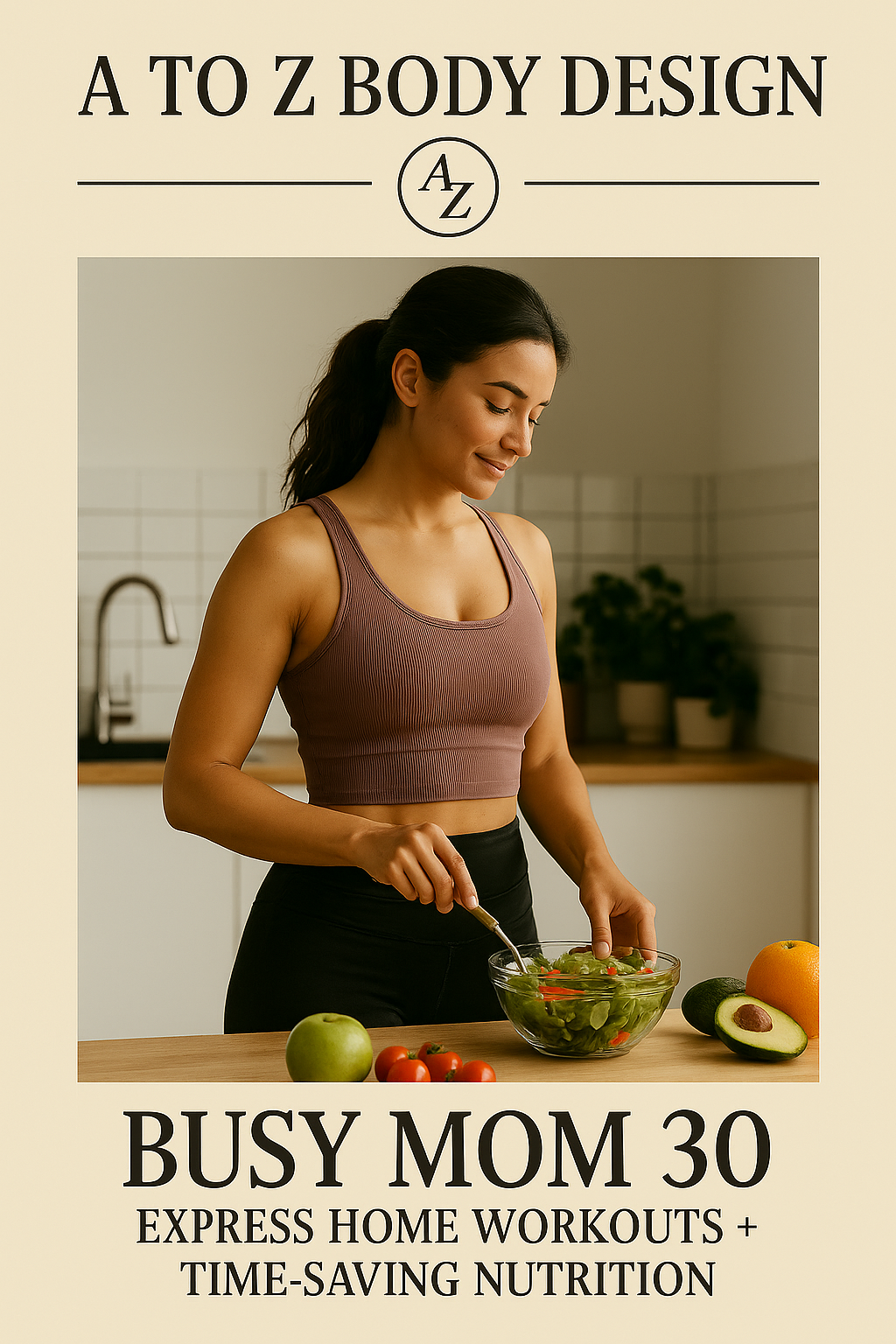BUSY MOM - EXPRESS HOME WORKOUTS TIME SAVING NUTRITION