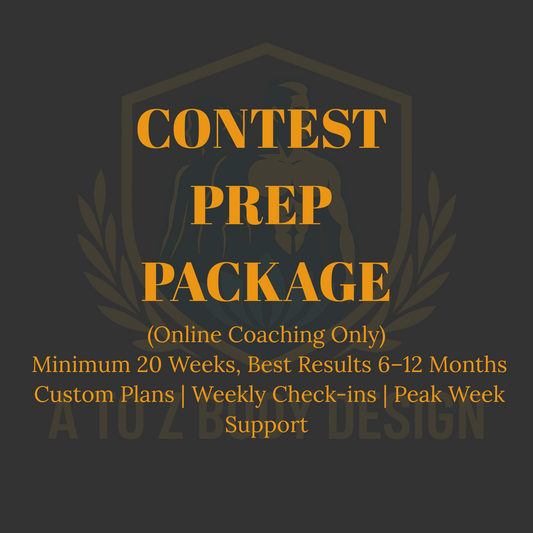 Online Contest Prep Coaching | Custom Training & Nutrition